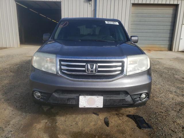 5FNYF4H52EB057351 - 2014 HONDA PILOT EXL GRAY photo 5