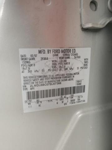 2LMDU88C07BJ07366 - 2007 LINCOLN MKX BEIGE photo 13
