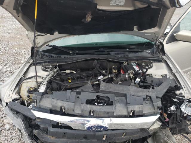 3FAHP0JA2AR350954 - 2010 FORD FUSION SEL SILVER photo 11