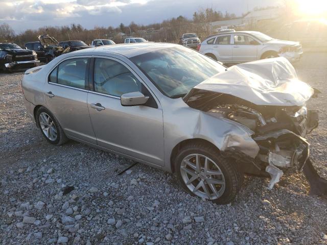 3FAHP0JA2AR350954 - 2010 FORD FUSION SEL SILVER photo 4