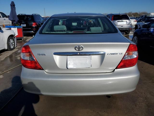 4T1BE32K44U918421 - 2004 TOYOTA CAMRY LE SILVER photo 6