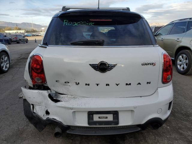 WMWZC3C52EWP25401 - 2014 MINI COOPER S COUNTRYMAN WHITE photo 6