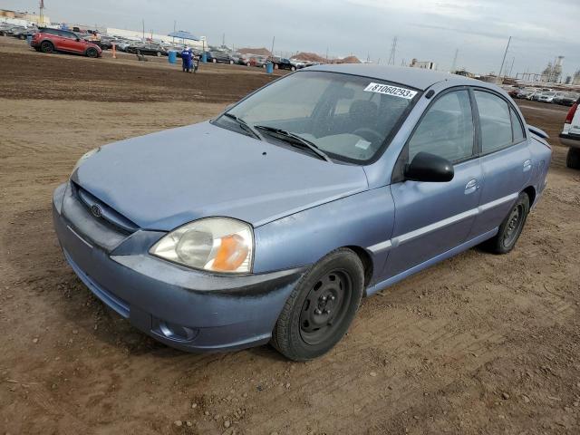 KNADC125446344728 - 2004 KIA RIO BLUE photo 1