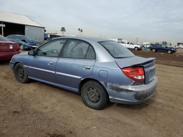 KNADC125446344728 - 2004 KIA RIO BLUE photo 2