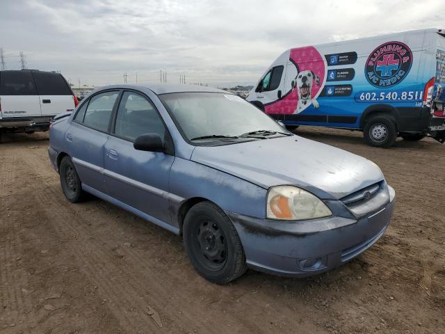 KNADC125446344728 - 2004 KIA RIO BLUE photo 4