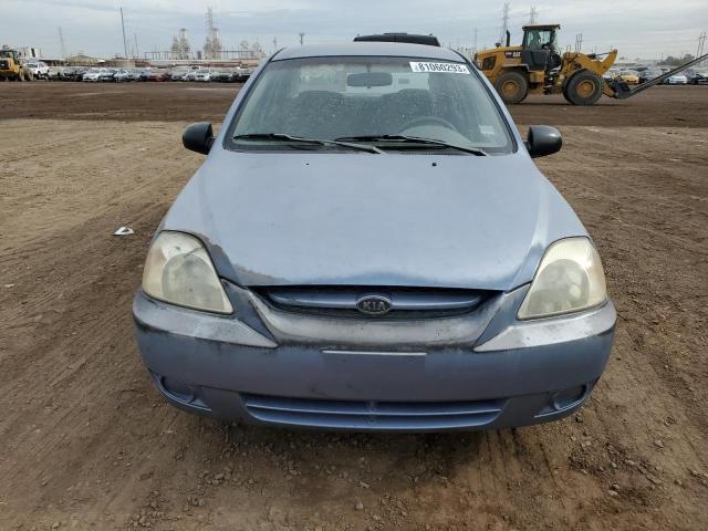 KNADC125446344728 - 2004 KIA RIO BLUE photo 5