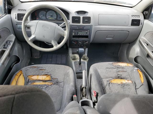 KNADC125446344728 - 2004 KIA RIO BLUE photo 8