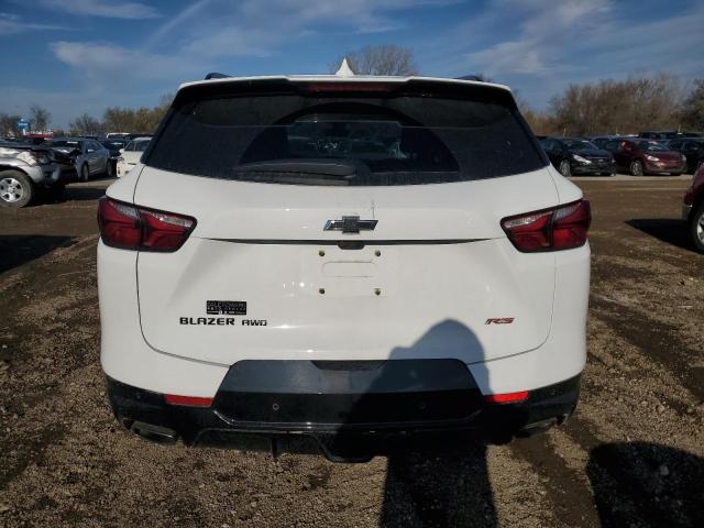 3GNKBJRS8KS699927 - 2019 CHEVROLET BLAZER RS WHITE photo 6