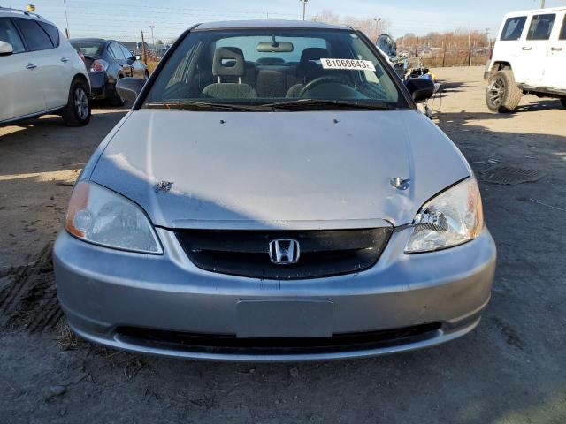 1HGEM22512L056398 - 2002 HONDA CIVIC LX SILVER photo 5