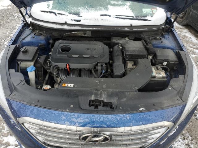 5NPE24AF8HH492303 - 2017 HYUNDAI SONATA SE BLUE photo 11