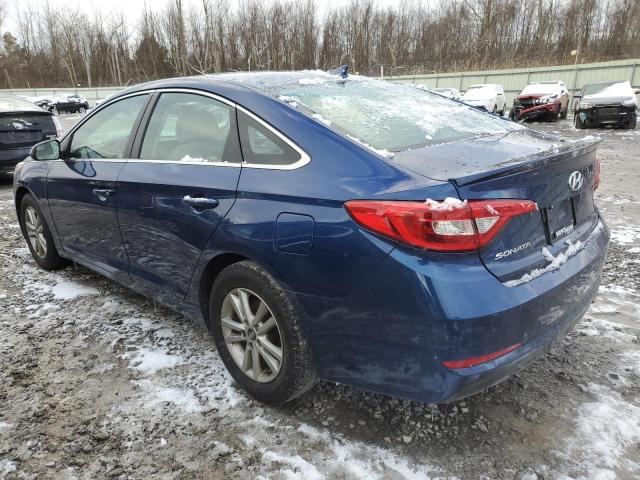 5NPE24AF8HH492303 - 2017 HYUNDAI SONATA SE BLUE photo 2