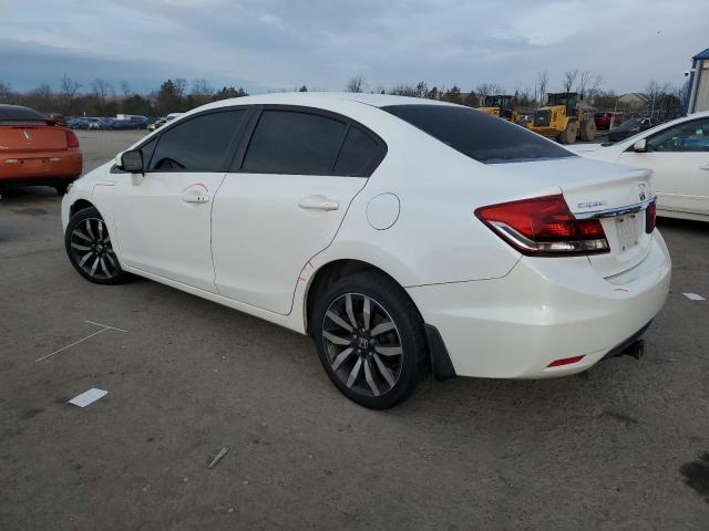 19XFB2F93FE246241 - 2015 HONDA CIVIC EXL თეთრი ფოტო 2