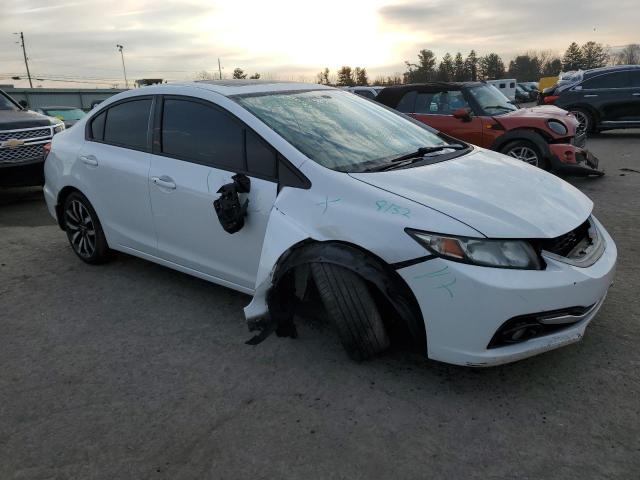 19XFB2F93FE246241 - 2015 HONDA CIVIC EXL თეთრი ფოტო 4