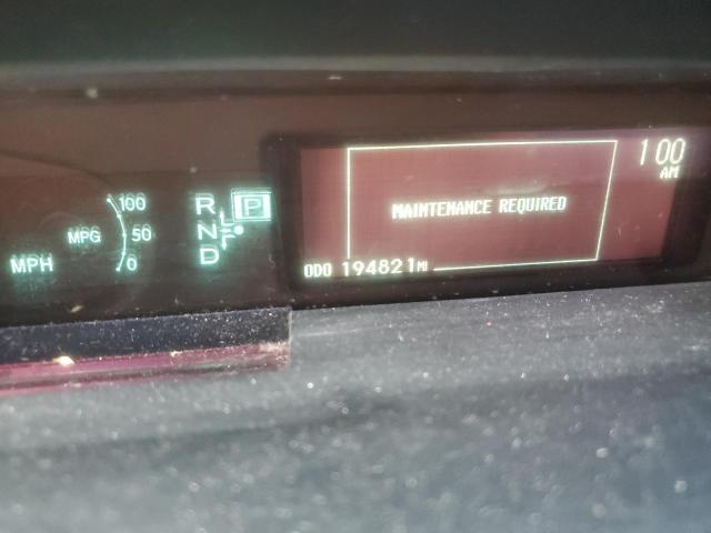 JTDKN3DU2B0311330 - 2011 TOYOTA PRIUS WHITE photo 9