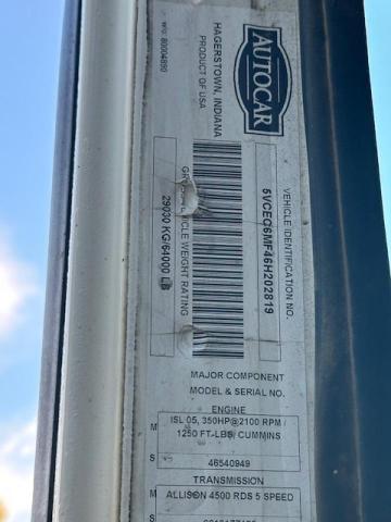 5VCEC6MF46H202819 - 2006 AUTOCAR LLC XPEDITOR WXR UNKNOWN - NOT OK FOR INV. photo 13