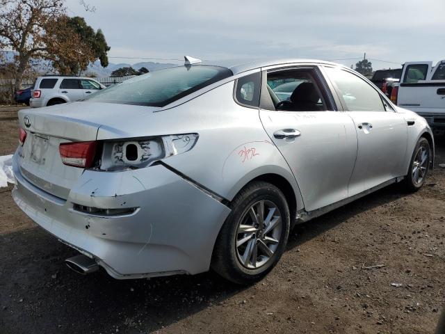 5XXGT4L34KG297164 - 2019 KIA OPTIMA LX SILVER photo 3