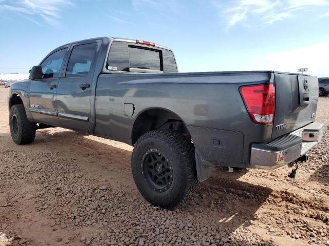 1N6AA07F38N335325 - 2008 NISSAN TITAN XE CHARCOAL photo 2