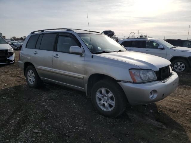 JTEHD21A110010477 - 2001 TOYOTA HIGHLANDER SILVER photo 4