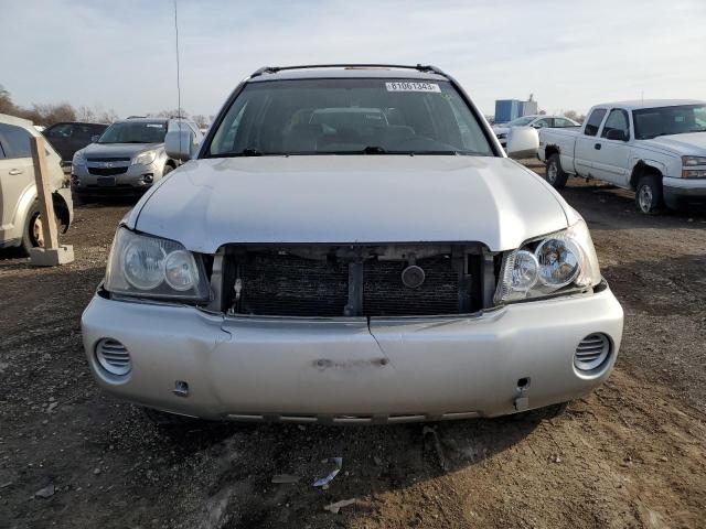 JTEHD21A110010477 - 2001 TOYOTA HIGHLANDER SILVER photo 5