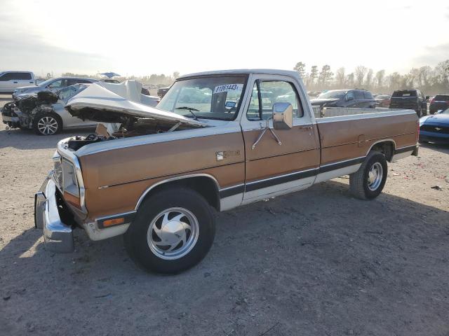 1985 DODGE D-SERIES D100, 