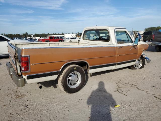 1B7HD14W1FS717371 - 1985 DODGE D-SERIES D100 TWO TONE photo 3