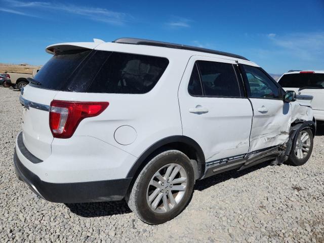 1FM5K7D89HGD90961 - 2017 FORD EXPLORER XLT أبيض صورة 3