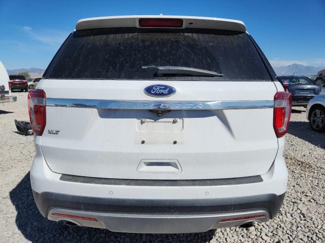 1FM5K7D89HGD90961 - 2017 FORD EXPLORER XLT أبيض صورة 6