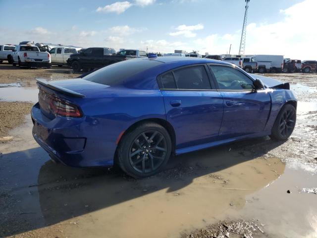 2C3CDXCT5KH507155 - 2019 DODGE CHARGER R/T BLUE photo 3