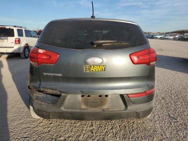 KNDPB3AC8E7549110 - 2014 KIA SPORTAGE BASE GRAY photo 6