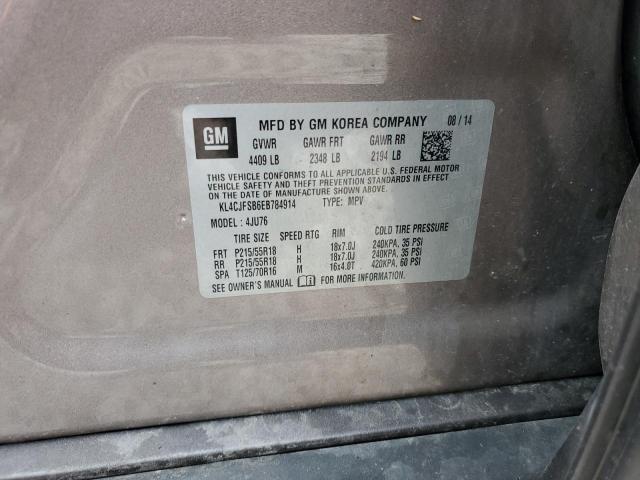 KL4CJFSB6EB784914 - 2014 BUICK ENCORE CONVENIENCE 棕色 照片 13