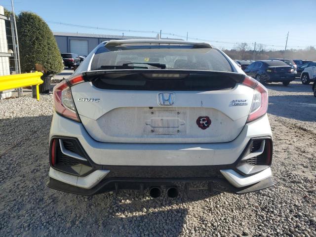 SHHFK7H99MU201272 - 2021 HONDA CIVIC SPORT TOURING WHITE photo 6
