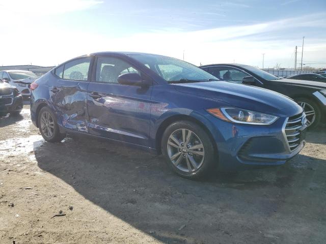 5NPD84LF6HH007552 - 2017 HYUNDAI ELANTRA SE BLUE photo 4