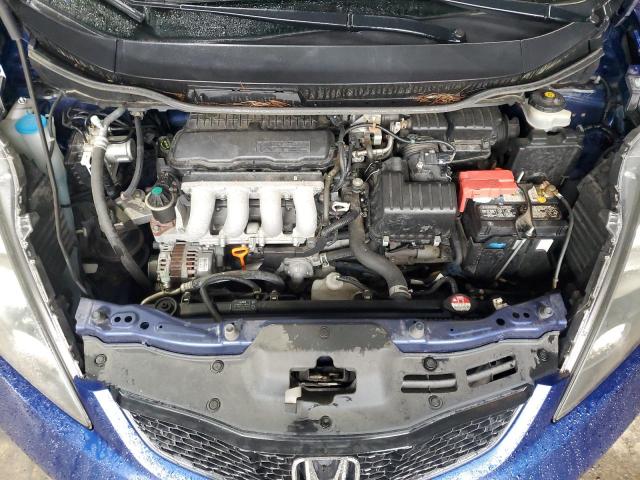 JHMGE8H31DC047067 - 2013 HONDA FIT BLUE photo 11