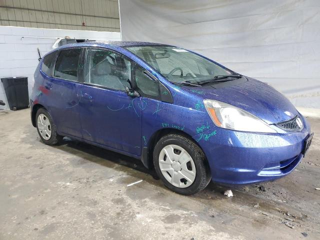 JHMGE8H31DC047067 - 2013 HONDA FIT BLUE photo 4
