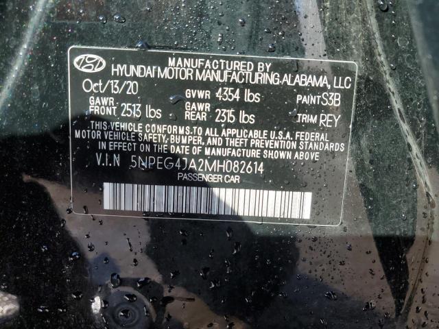 5NPEG4JA2MH082614 - 2021 HYUNDAI SONATA SE 黑色 照片 13