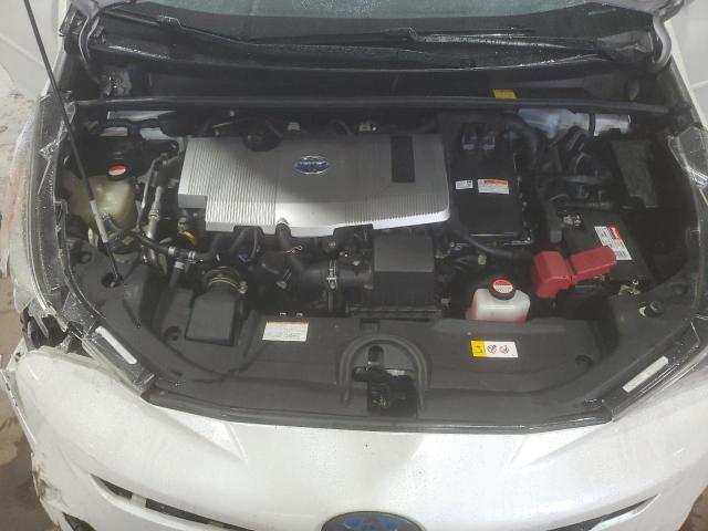 JTDKARFU9G3516791 - 2016 TOYOTA PRIUS WHITE photo 11