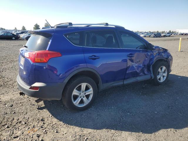 2T3RFREV7EW132612 - 2014 TOYOTA RAV4 XLE ლურჯი ფოტო 3