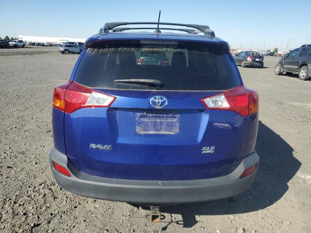 2T3RFREV7EW132612 - 2014 TOYOTA RAV4 XLE ლურჯი ფოტო 6