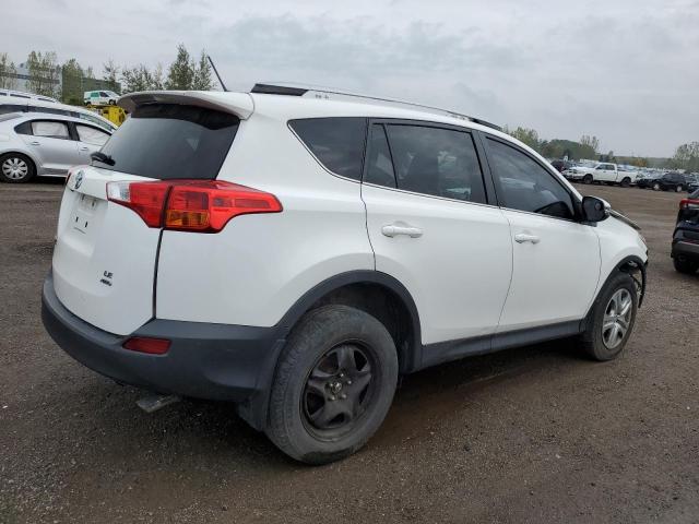 2T3BFREV3FW331255 - 2015 TOYOTA RAV4 LE WHITE photo 3