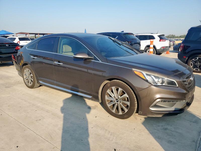 5NPE34AFXGH341233 - 2016 HYUNDAI SONATA SPORT ნაცრისფერი ფოტო 4