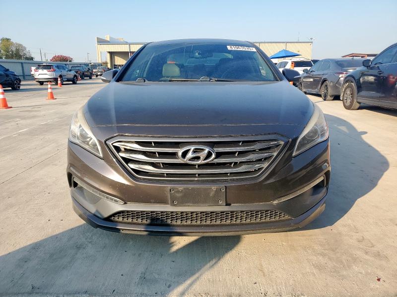 5NPE34AFXGH341233 - 2016 HYUNDAI SONATA SPORT ნაცრისფერი ფოტო 5