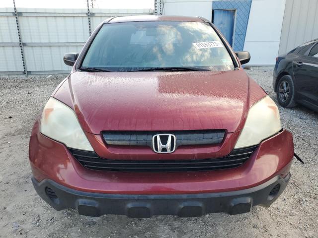 5J6RE38339L032696 - 2009 HONDA CR-V LX BURGUNDY photo 5