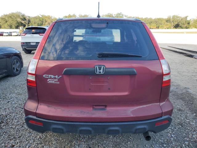 5J6RE38339L032696 - 2009 HONDA CR-V LX BURGUNDY photo 6