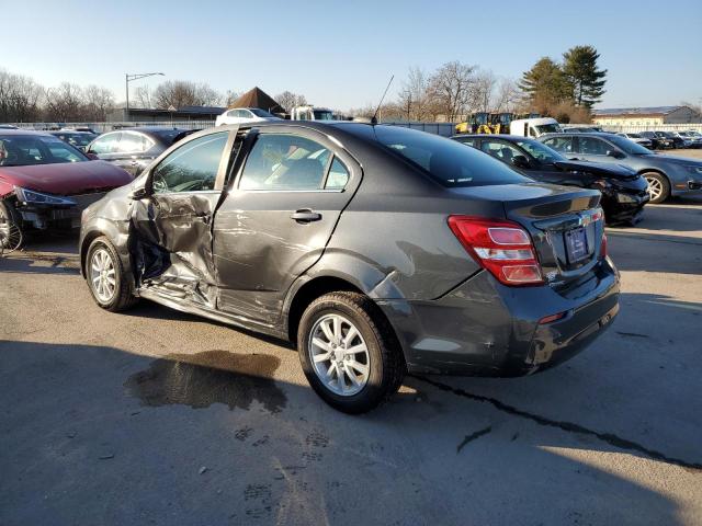 1G1JD5SHXH4124668 - 2017 CHEVROLET SONIC LT GRAY photo 2