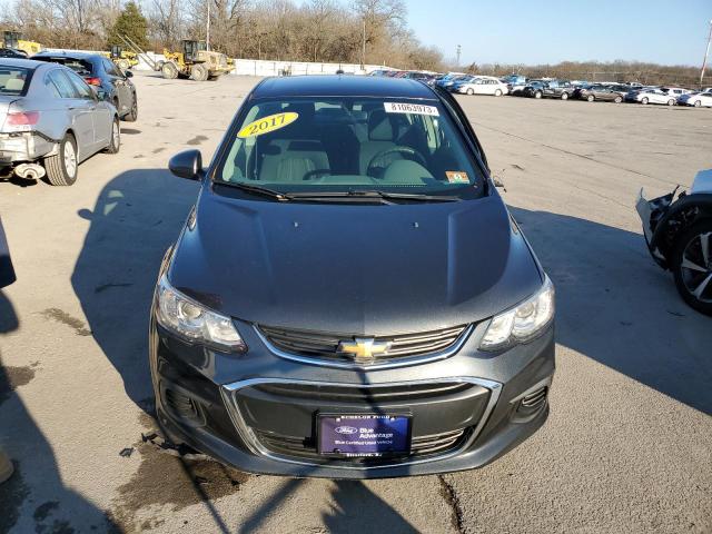 1G1JD5SHXH4124668 - 2017 CHEVROLET SONIC LT GRAY photo 5