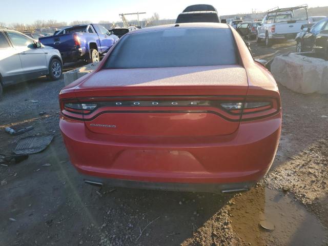 2C3CDXBG5FH738387 - 2015 DODGE CHARGER SE RED photo 6