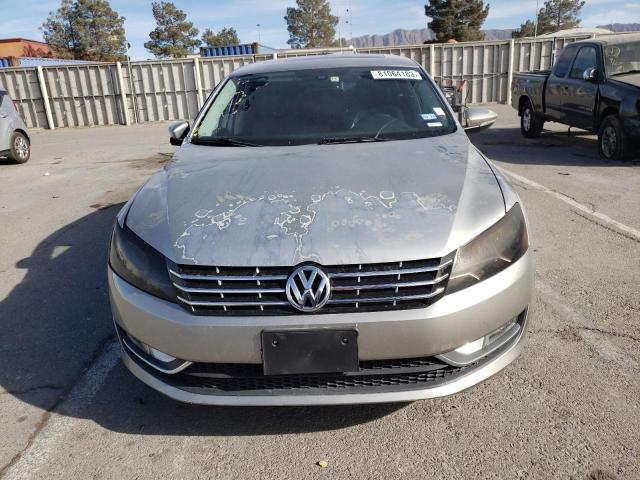 1VWCN7A30CC013959 - 2012 VOLKSWAGEN PASSAT SEL SILVER photo 5