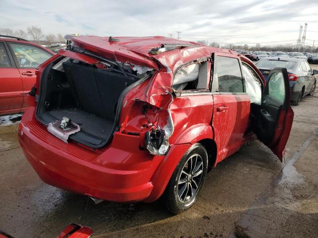 3C4PDDAG8JT249687 - 2018 DODGE JOURNEY SE RED photo 3