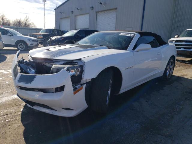 2G1FK3DJ0F9226698 - 2015 CHEVROLET CAMARO 2SS WHITE photo 1