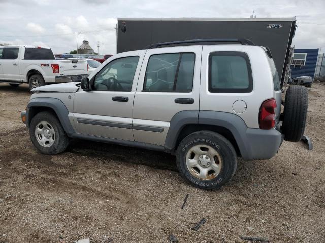 1J4GL48K15W624410 - 2005 JEEP LIBERTY SPORT SILVER photo 2